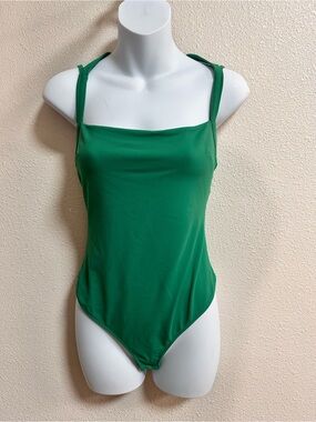 Free People Intimately Green One Piece Bodysuit Size Small